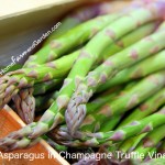 Fresh Grilled Asparagus with Champagne Truffle Vinaigrette